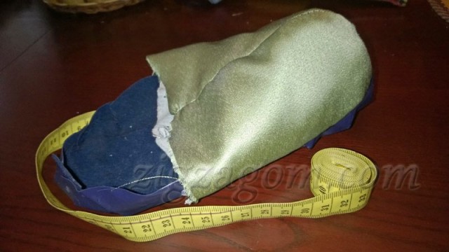 Выполним замер пяточной части Выполним замер пяточной части