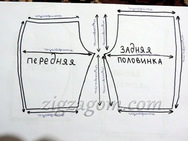Выкройка шортиков