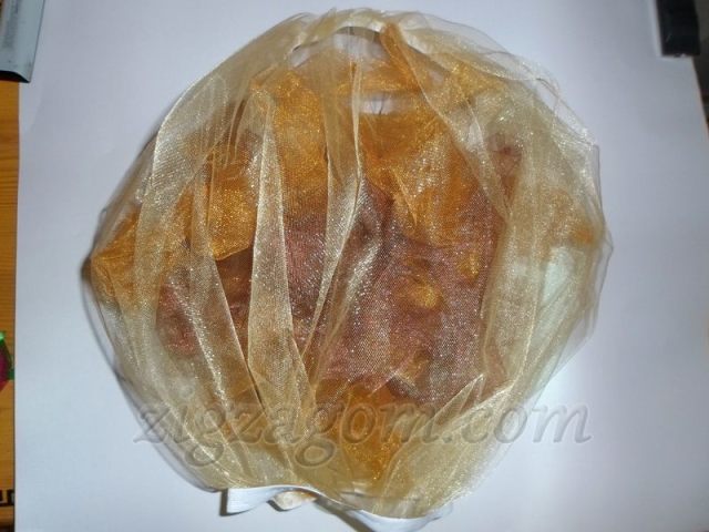 Юбка из фатина в форме шара